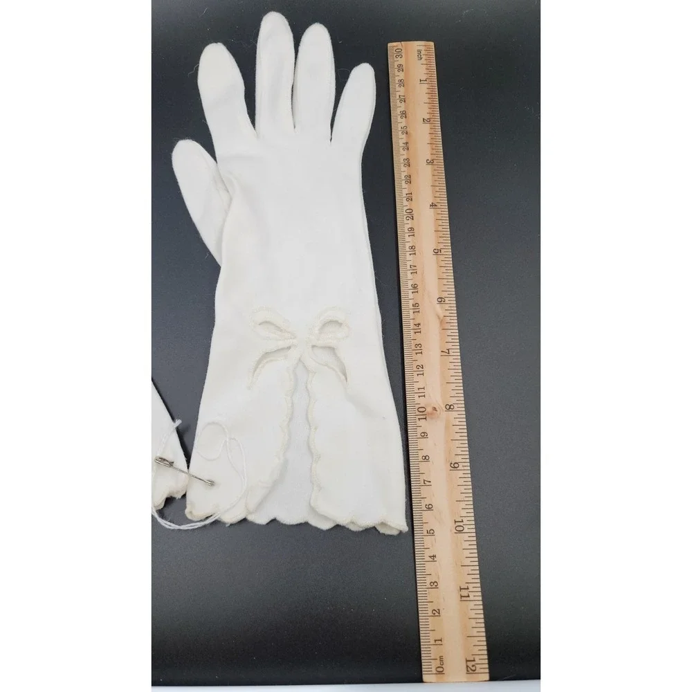 Vintage One Size White Formal Stretch 10